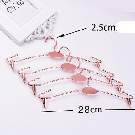 Elegant Gold Alloy Hangers - Chic Organization for Lingerie & Undergarments