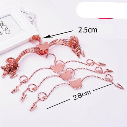 Elegant Gold Alloy Hangers - Chic Organization for Lingerie & Undergarments