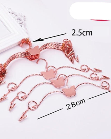 Elegant Gold Alloy Hangers - Chic Organization for Lingerie & Undergarments