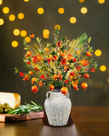 1PC Artificial Pomegranate Branch For Home Decor