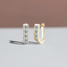 1 Carat Moissanite Sterling Silver Earrings - Minimalist Glamour