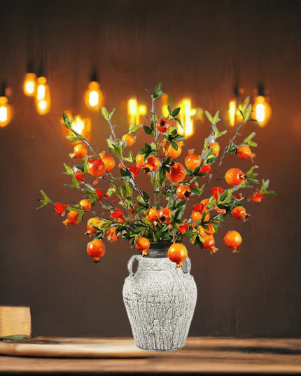 1PC Artificial Pomegranate Branch For Home Decor