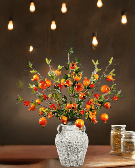 1PC Artificial Pomegranate Branch For Home Decor