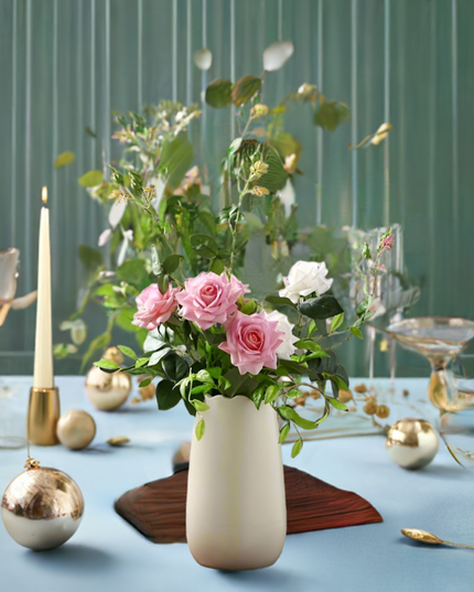 10 Stems Life-like Artificial Floral Arrangement for Weddings and Home Décor