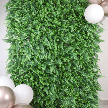 AliKopy 12 Sq. ft. UV Protected Artificial Greenery Wall Panels