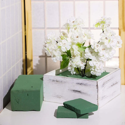 AliKopy 3 Pack Green Wet Floral Foam Bricks - Ideal for Flower Arrange