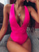 Sultry Serpent Tie-Back Beach Swimsuit