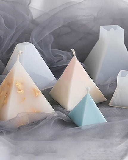 Artisan Pyramid Candle Crafting Set - DIY Aromatherapy Resin Candle Kit