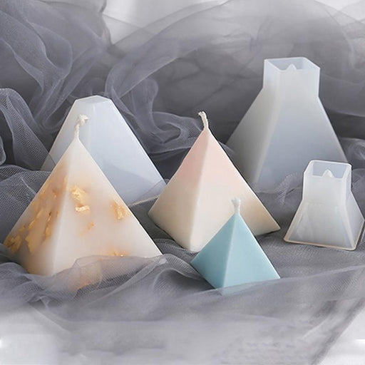 Handcrafted Pyramid Resin Candle Making Set - DIY Kit for Artisan Aromatherapy Candles