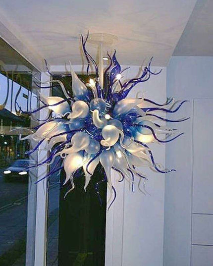 Elegant Customizable LED Teardrop Glass Chandelier for Stylish Home Illumination