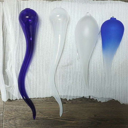 Elegant Customizable LED Teardrop Glass Chandelier for Stylish Home Illumination