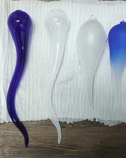 Elegant Customizable LED Teardrop Glass Chandelier for Stylish Home Illumination