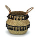 Sustainable Seagrass and Bamboo Storage Baskets