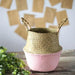 Sustainable Elegance: Handcrafted Bamboo Fiber Storage Baskets
