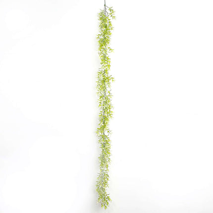 AliKopy 6.5ft Green Artificial Wandering Peperomia Vine - Faux Hanging