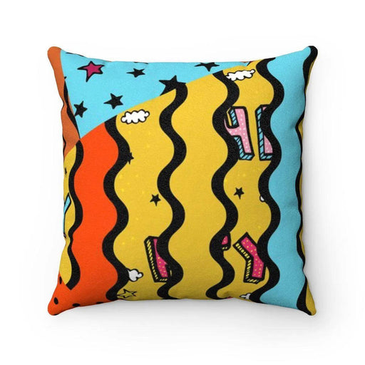 Vivid Dual-Pattern Pillow Set for Stylish Spaces