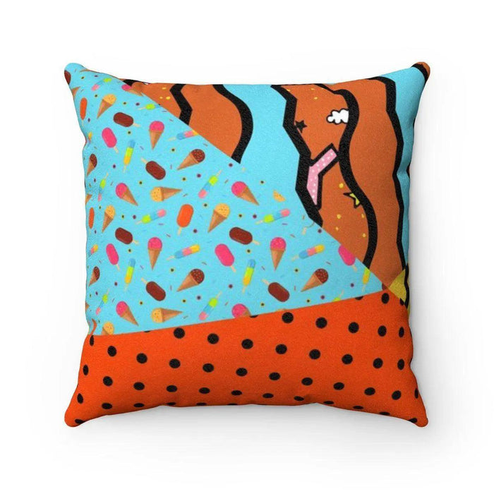Reversible Decorative Pillow Set with Vibrant Prints