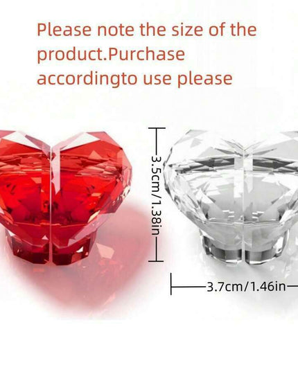 Elegant Heart-Shaped Flush Button - A Touch of Style for Your Bathroom