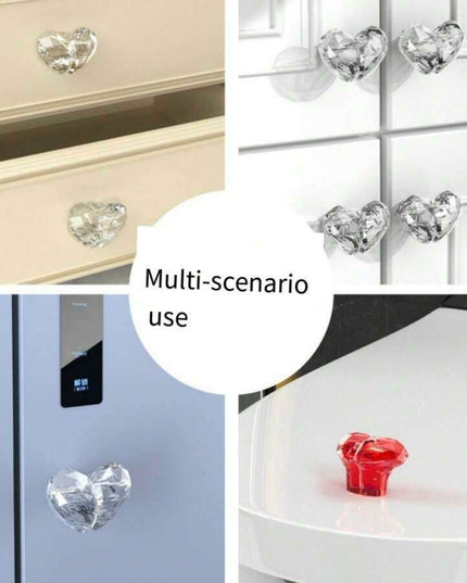 Elegant Heart-Shaped Flush Button - A Touch of Style for Your Bathroom