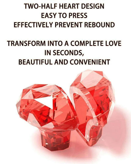 Elegant Heart-Shaped Flush Button - A Touch of Style for Your Bathroom