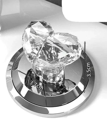 Elegant Heart-Shaped Flush Button - A Touch of Style for Your Bathroom