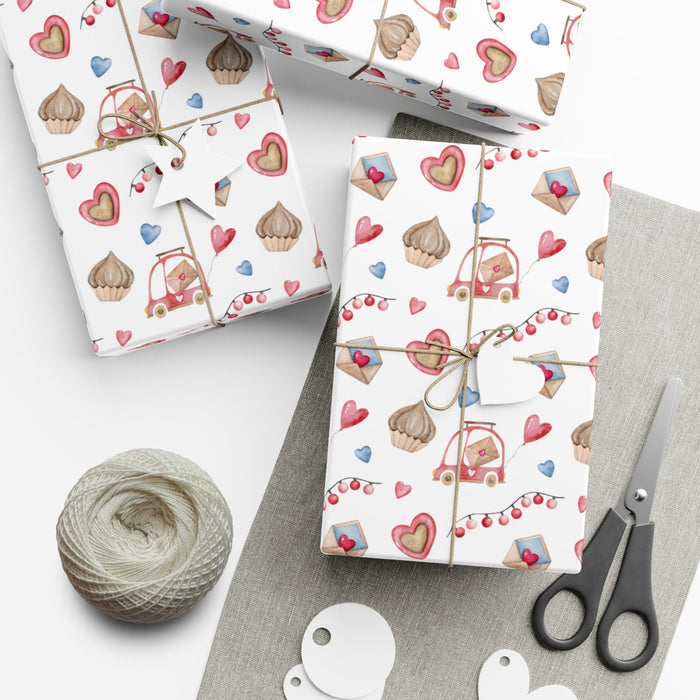Elegant Heartfelt Gift Wrap Paper - Premium USA Craftsmanship for Unforgettable Gifting