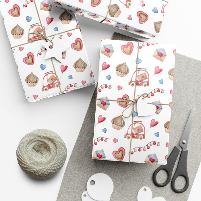 Elegant Heartfelt Gift Wrap Paper - Premium USA Craftsmanship for Unforgettable Gifting