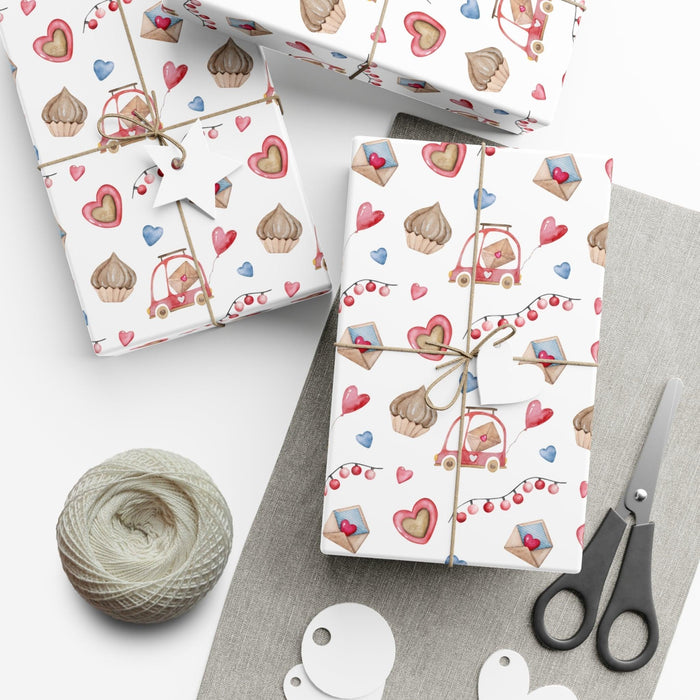 Elegant Heartfelt Gift Wrap Paper - Premium USA Craftsmanship for Unforgettable Gifting