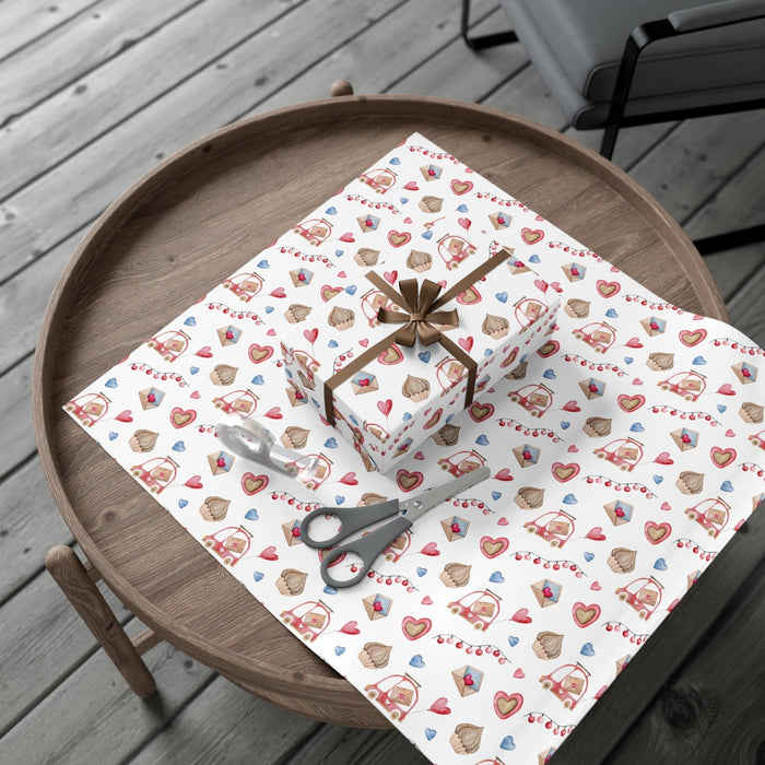 Elegant Heartfelt Gift Wrap Paper - Premium USA Craftsmanship for Unforgettable Gifting
