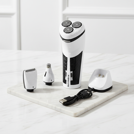 Compact Travel Electric Shaver for Men