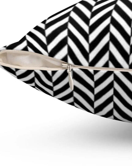 Reversible Herringbone Decorative Pillow Cover