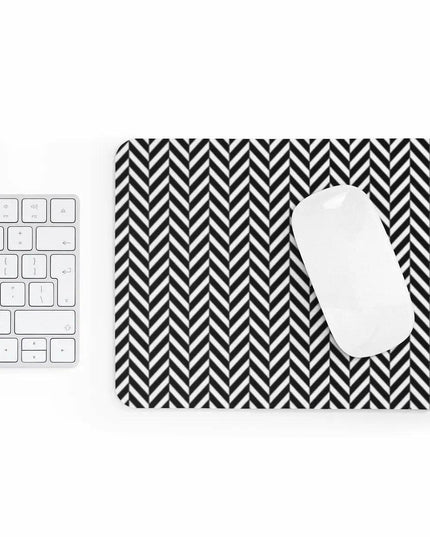 Elegant Herringbone Mouse Pad for a Stylish Workspace Upgrade