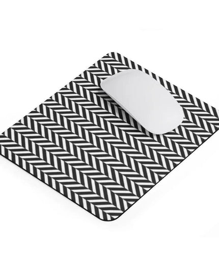 Elegant Herringbone Mouse Pad for a Stylish Workspace Upgrade