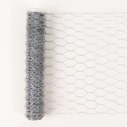 AliKopy 12"x16ft Galvanized Hexagonal Chicken Wire Mesh - Durable & Ve