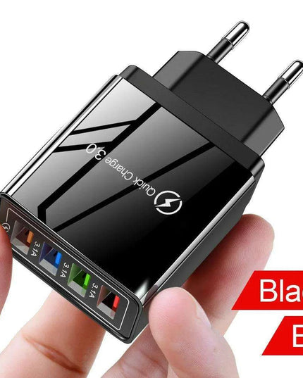 Rapid Charge USB Wall Adapter for iPhone, Samsung, Xiaomi, and Huawei - Maximize Your Charging Speed