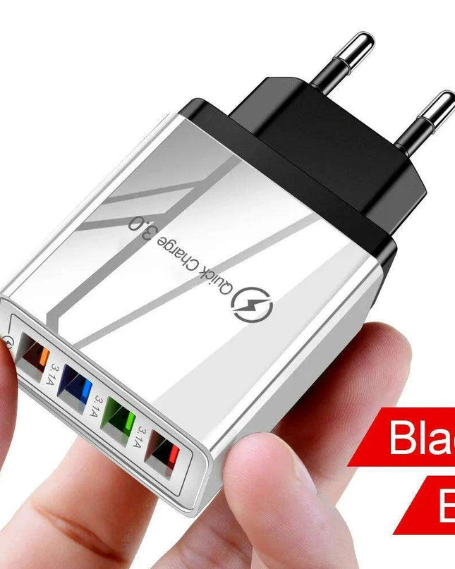 Rapid Charge USB Wall Adapter for iPhone, Samsung, Xiaomi, and Huawei - Maximize Your Charging Speed