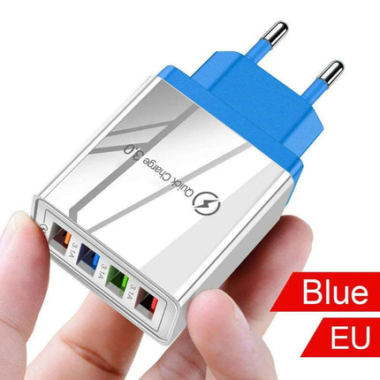 Rapid Charge USB Wall Adapter for iPhone, Samsung, Xiaomi, and Huawei - Maximize Your Charging Speed