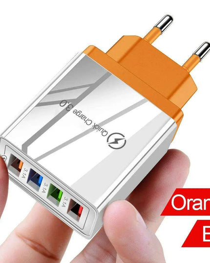 Rapid Charge USB Wall Adapter for iPhone, Samsung, Xiaomi, and Huawei - Maximize Your Charging Speed