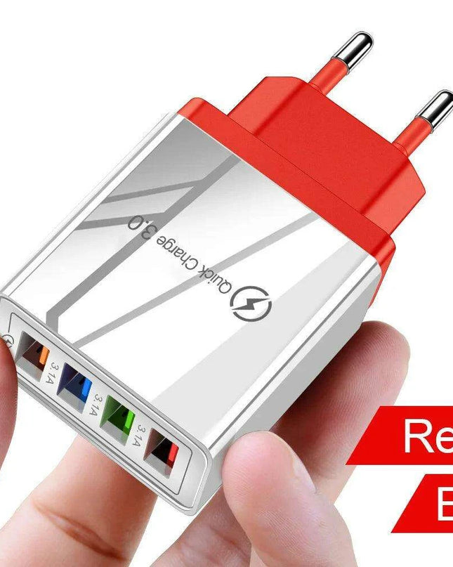 Rapid Charge USB Wall Adapter for iPhone, Samsung, Xiaomi, and Huawei - Maximize Your Charging Speed