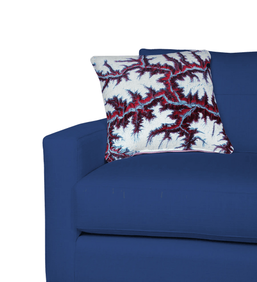 Snowy Peaks Reversible Cushion Cover Set with Dual Patterns - Maison d'Elite Collection