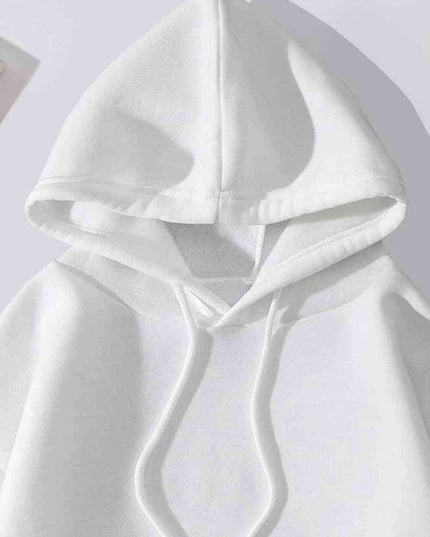 "Joyful Holiday Spirit" Merry Christmas Hoodie with Colorful Drawstring