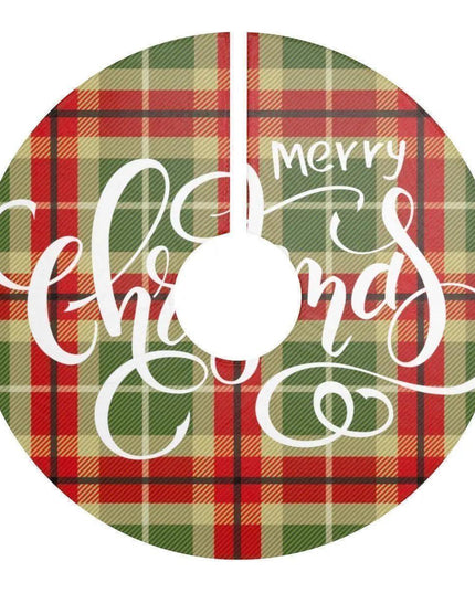 Festive Comfort Plush Fleece Christmas Tree Skirt