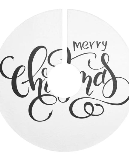 Cozy Up Your Christmas Tree with an Elegant Soft Fleece Tree Skirt