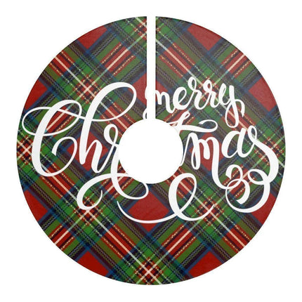 Luxurious Fleece Christmas Tree Skirt for Festive Elegance