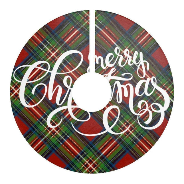 Luxurious Fleece Christmas Tree Skirt for Festive Elegance