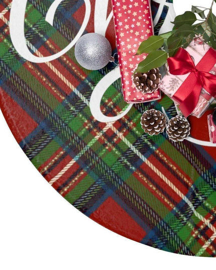 Luxurious Fleece Christmas Tree Skirt for Festive Elegance