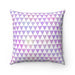 Holographic Triangle Reversible Decorative Pillowcase