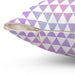Hologram triangle geometric decorative cushion cover