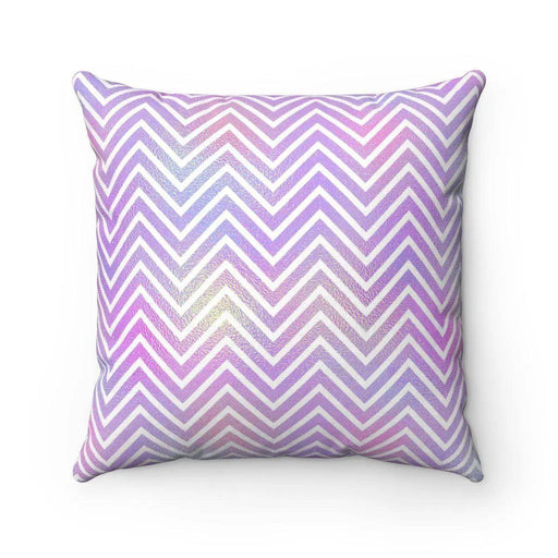 Hologram White dots on striped decorative cushion cover