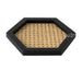 Handmade Nordic Rattan Weave Wooden Tray - Elegant Storage Solution with Japanese Influence